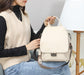 2022 Spring and Summer New Korean Style First Layer Cowhide Backpack Fashionable Travel Large Capacity Wear-Resistant Anti-Theft Women's Bag Trendy