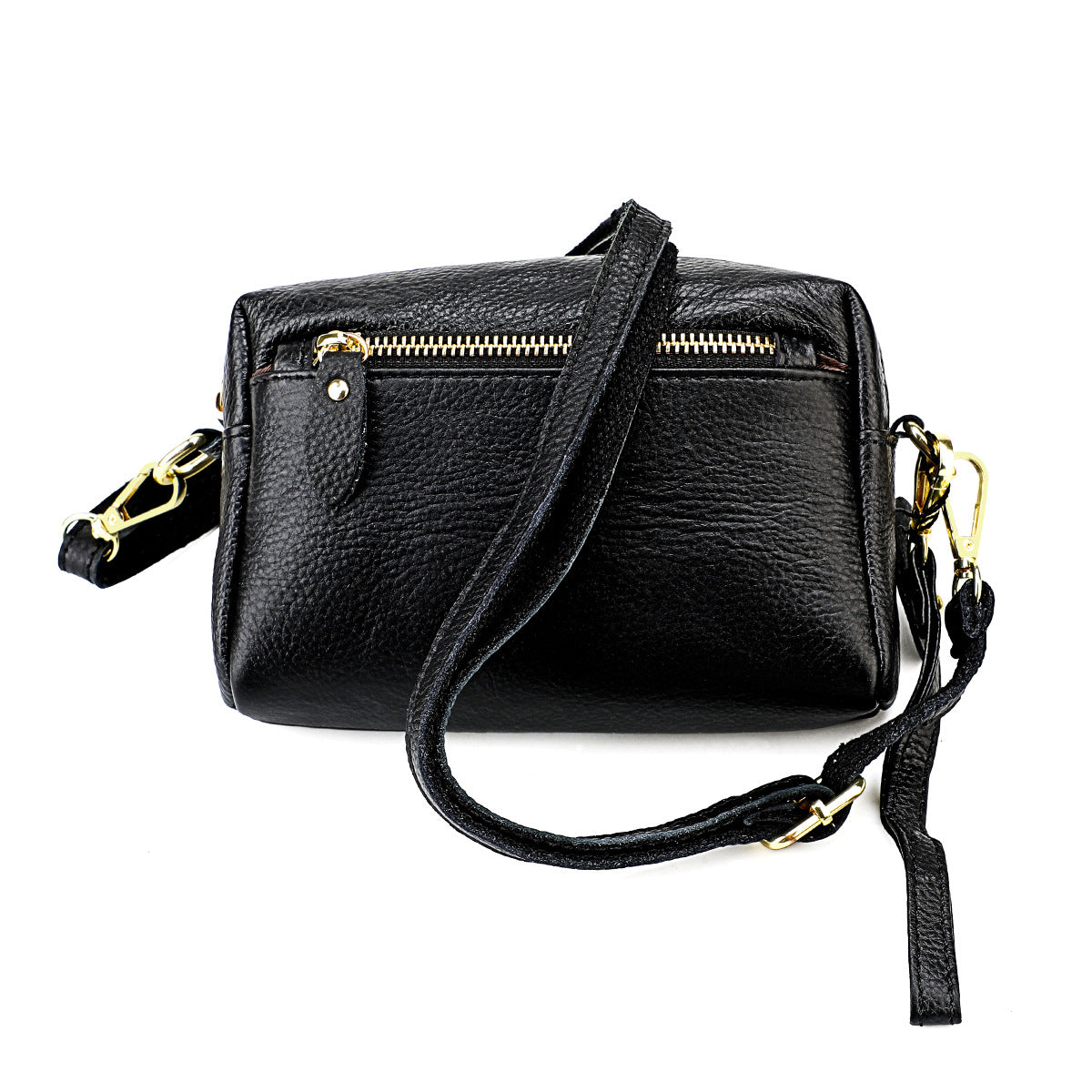 Middle-aged ladies versatile armpit bag genuine leather crossbody bag first layer cowhide mini customized bag multi-functional shoulder bag