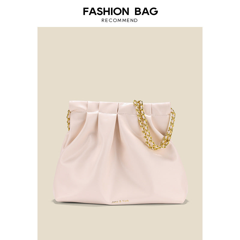 This year's popular niche design bags 2023 new women's bags summer versatile chain crossbody bag shoulder bucket bag