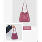 Light luxury trend 2023 spring and summer new niche design fashionable women's bag first-layer cowhide water snake pattern portable bucket bag