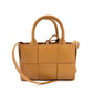 2023 spring and summer new style woven commuter tote bag genuine leather mini texture high-end niche design bag for women