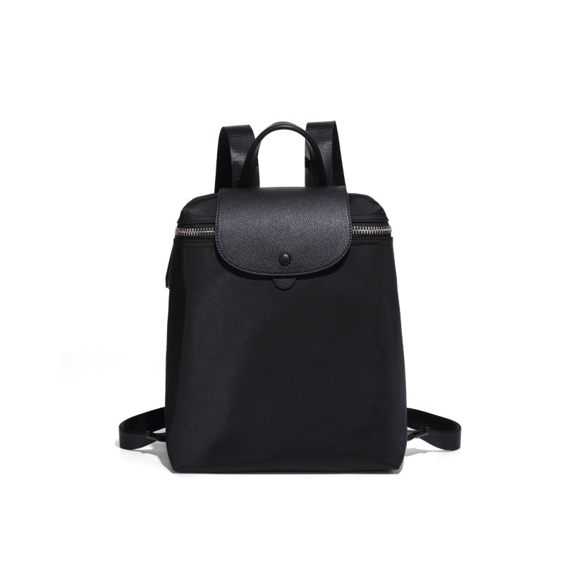 2024 new trendy Longxiang backpack, fashionable large-capacity backpack, waterproof travel lightweight nylon shoulder bag for women