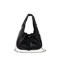 Bags for women 2022 new niche design soft leather pleated crossbody bag fashionable versatile chain portable cloud bag