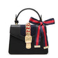 Bow Handbag 2021 New Women's Bag Trendy and Western Girly Chain Lock Bag Shoulder Crossbody Small Square Bag