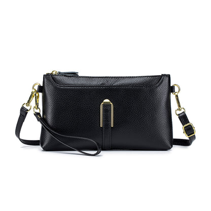 2023 new cross-border women's bag, first-layer cowhide mother bag, simple shoulder crossbody bag, trendy and versatile clutch bag