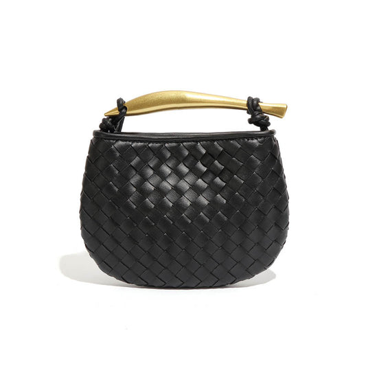 New sardine series hand-woven bags, fashionable and casual mini handbags, trendy one-shoulder crossbody bags for women