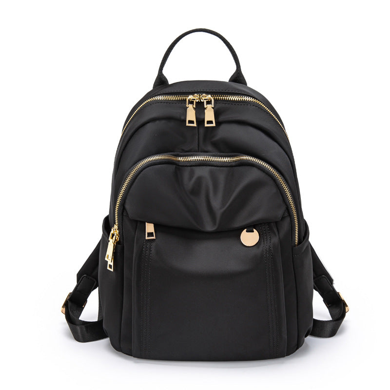 Fashionable Backpack Women 2023 Autumn New Korean Style Simple Large Capacity Oxford Cloth Backpack Casual Travel Bag Trendy