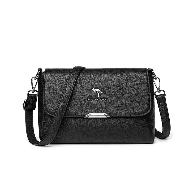 2023 spring and summer versatile simple and elegant one-shoulder cross-body small square bag middle-aged mother bag commuter women’s bag handbag trendy