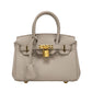 Small bag mini Birkin bag 2023 new texture versatile shoulder crossbody handbag factory milk