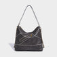 Retro distressed tote bag for women 2023 autumn new casual backpack large capacity single shoulder crossbody bag