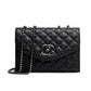 Authentic genuine leather women's bag diamond chain bag light luxury high-end fashion crossbody small square bag 2023 new trend