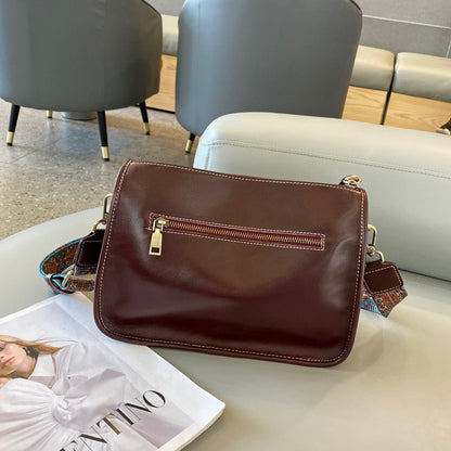 Pillow Bag 2023 New Genuine Leather Women's Bag Handbag Shoulder Bag Crossbody Bag Fashionable Casual Vegetable Tanned Bag Casual Bag