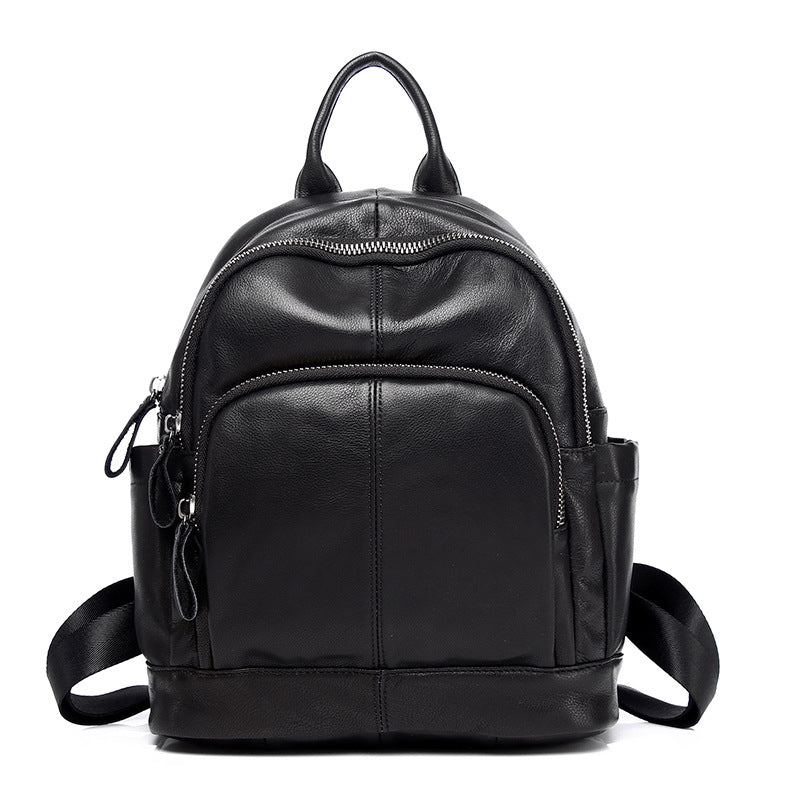 2023 new style backpack women's bag European and American fashion imported first-layer cowhide cross-border Amazon retro genuine leather backpack