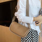 2023 new fashionable genuine leather wide shoulder strap dumpling bag Internet celebrity versatile crossbody women's bag trendy cowhide semi-circle armpit bag