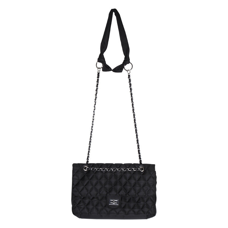 Women's bags, new diamond large-capacity bag, retro chain bag, crossbody bag, shoulder bag, handheld tote bag