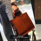 2023 Autumn and Winter New Genuine Leather Handbag Women's Large Capacity Women's Cowhide Shoulder Crossbody Bag Versatile Commuting Tote Bag