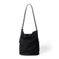 Niche design versatile new casual college style college student ins commuter shoulder crossbody canvas PU bucket bag