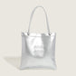 Large-capacity commuter handbag trendy solid color shoulder bag soft solid color tote bag 2023 new casual women's bag