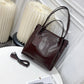 202 New Genuine Leather Women's Bag Vegetable Basket Bag Women's Cowhide Shoulder Bag Versatile Crossbody Bag