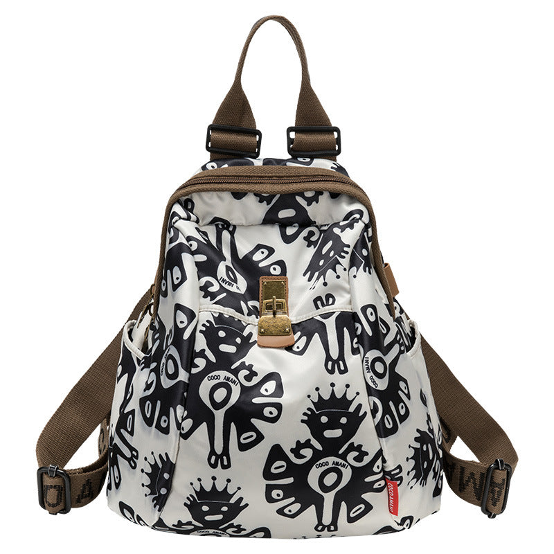 Octopus Travel Backpack Women 2023 New Fashion Douyin Trendy Oxford Cloth Women's Backpack Leisure Travel