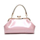 2022 glossy patent leather handbag new style trendy female bridal bag aristocratic festive wedding bag western style noble hand twist bag