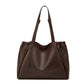 This year’s new large-capacity handbag for women, Korean style, casual tote bag, high-end solid color simple shoulder bag