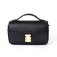 New cowhide handbag for women, simple retro crossbody bag, niche design tofu bag, light luxury, high-quality saddle bag