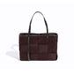 Tote bag high-end large-capacity 2023 autumn and winter new retro fashion woven shopping bag niche women's bag customization