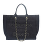 New style canvas + genuine leather hand-held chain pearl beach bag mommy bag shoulder tote women's bag