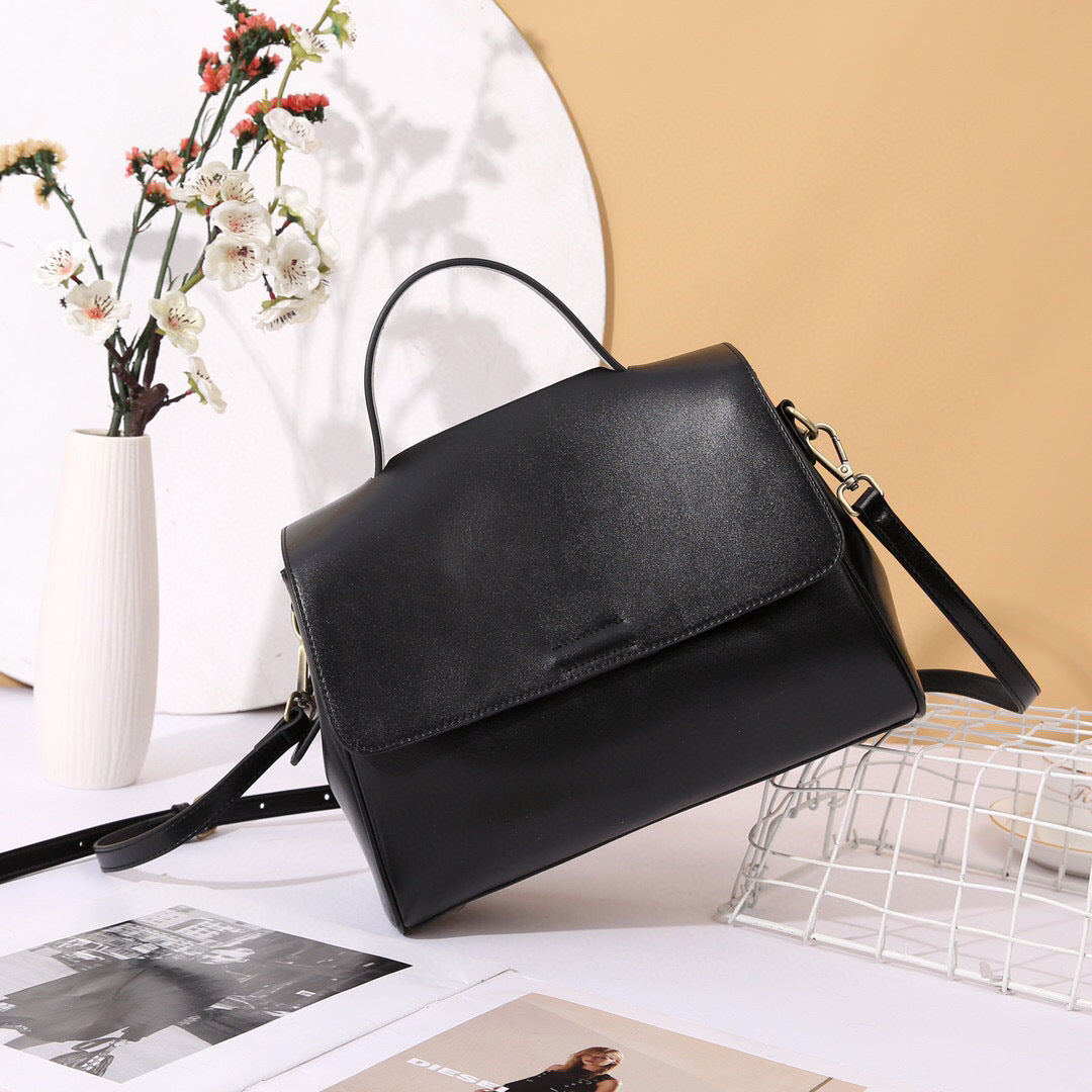 Bags 2023 new fashion shoulder crossbody bag large capacity versatile tote armpit bag genuine leather women's bag