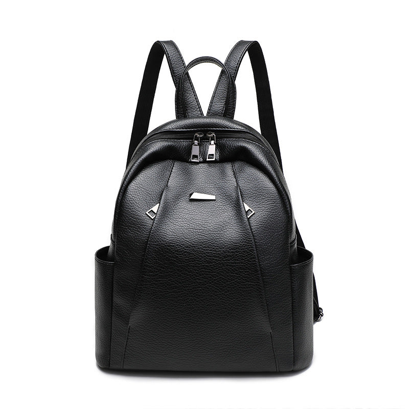 Fashionable and versatile European and American Korean style ins style college style backpack backpack one-shoulder school bag large capacity travel bag