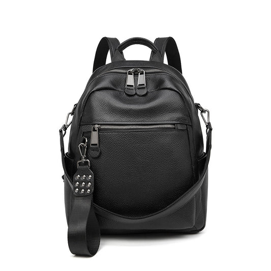 Backpack Women 2023 New Trendy Large Capacity Soft Leather Women's Bag Fashion Trendy School Bag Student Backpack Travel Bag