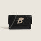 2023 New Women’s Bags, Versatile Large Capacity Diamond Underarm Tote Bag, Fashionable Glossy Letter Chain Shoulder Bag