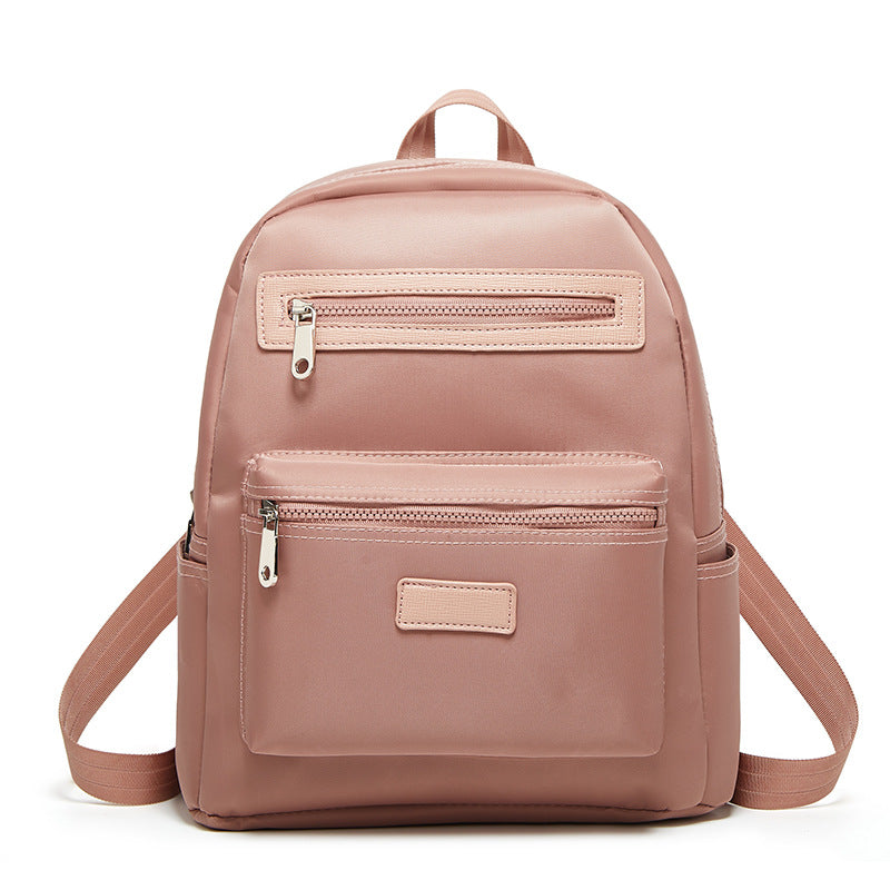 2023 Autumn new unisex schoolbags simple solid color backpack large capacity Oxford cloth large backpack dropshipping