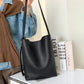 Bags 2023 New Women's Bags Autumn and Winter High-Quality Bucket Bags Large Capacity Shoulder Bags Simple Genuine Leather Tote Large Bag