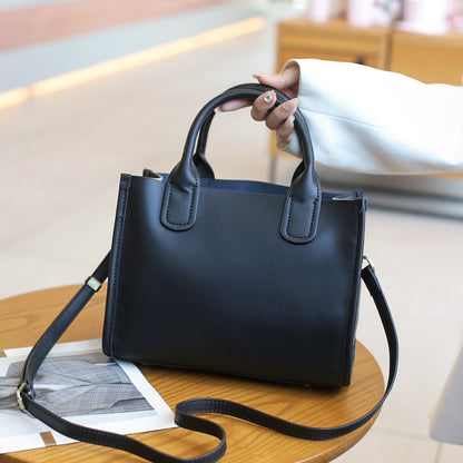 Bags Spring and Summer New Fashion Light Luxurious Portable Bucket Bag High-end One-shoulder Crossbody Bag Versatile Genuine Leather Women's Bag