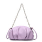 Pleated small bag 2023 winter new cloud underarm bag chain crossbody bag niche light luxury one-shoulder dumpling bag