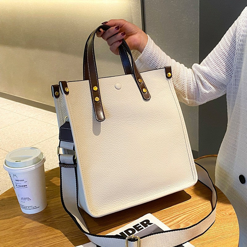 Bags for Women 2022 New Large Capacity Women's Bags Fashion Briefcase Large Bag Genuine Leather Business Portable Crossbody Tote Bag