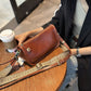 2023 Autumn and Winter New Genuine Leather Women's Bag Small Bag Fashionable and Versatile Niche Design Retro Cowhide One-Shoulder Crossbody Bag for Women