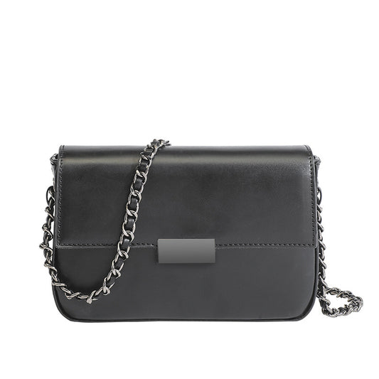 Textured bags for women 2023 spring and summer new style high-end versatile chain small square bag This year's popular shoulder crossbody bag