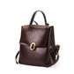 2023 New Genuine Leather Women’s Bag Trendy Underarm Bag Cowhide Backpack Women’s Fashion School Bag Versatile Crossbody Bag