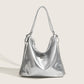 Commuter Tote Bag 2023 Winter New Niche Design High-end Fashion Versatile Pleated Shoulder Bag Women