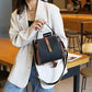 Bucket bag genuine leather women's bag new bag hand-held crossbody bag women's versatile TOGO first-layer cowhide shoulder bag 6866