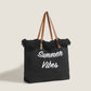 2023 new handbag niche design women’s summer canvas handbag large capacity environmentally friendly shopping bag