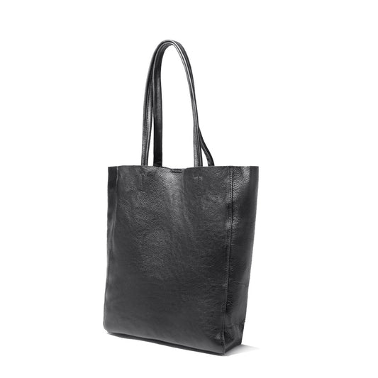 2022 new style first-layer cowhide tote bag, fashionable large bag, vertical large-capacity genuine leather hand-held shoulder bag