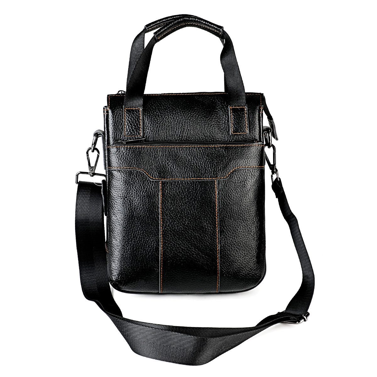 Factory goods first layer cowhide men's bag large capacity men's shoulder bag genuine leather crossbody bag business portable IPAD backpack