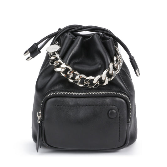 Korean version niche chain bag mini small fragrance chain bucket bag female ins blogger student cowhide shoulder bag