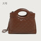 2023 winter new style chain small fragrant hand-held shoulder crossbody bag high-end internet celebrity women's bag soft