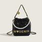 High-end small gold ball tote bag for women 2023 new large-capacity fashionable temperament chain bag mother bag commuter bag