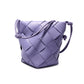 2023 spring and summer new woven bucket bag calfskin bag simple and versatile single shoulder crossbody women's bag large capacity